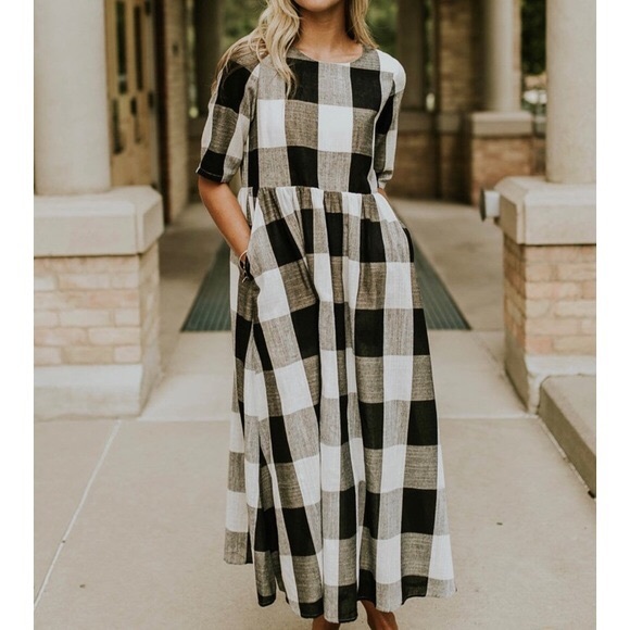 Buffalo plaid dress canada Clearance